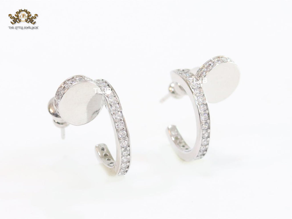 Platinum screw hoops