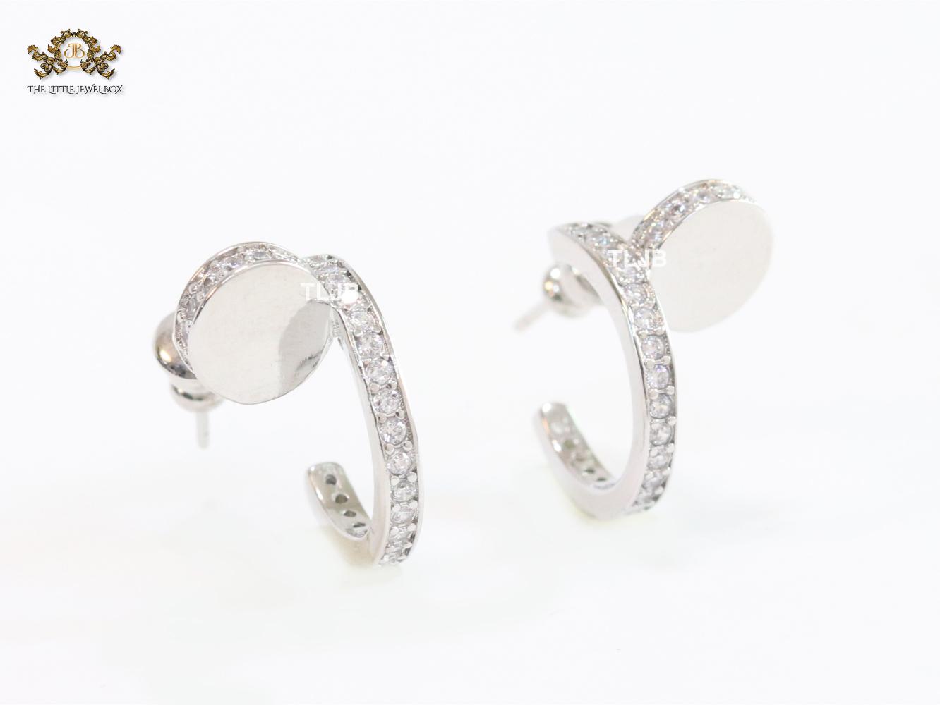 Platinum screw hoops