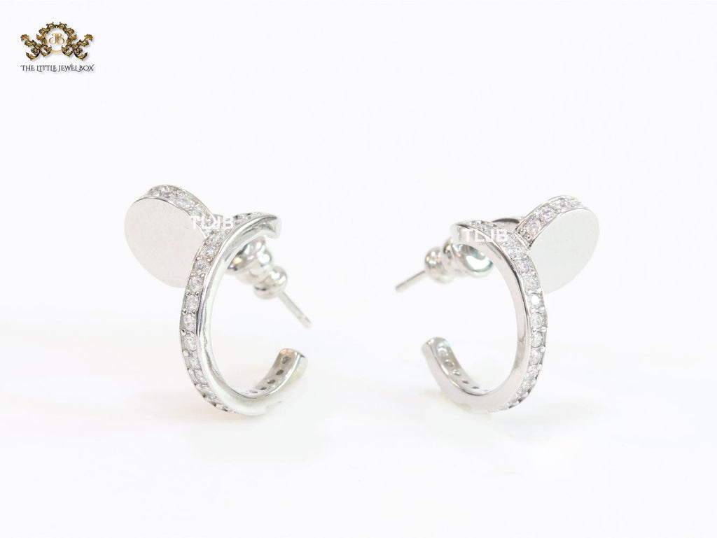 Platinum screw hoops
