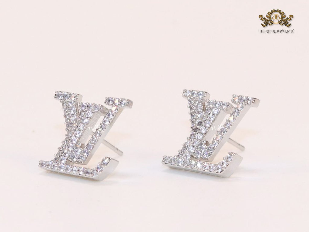 Alphabet L platinum CZ