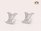 Alphabet L platinum CZ