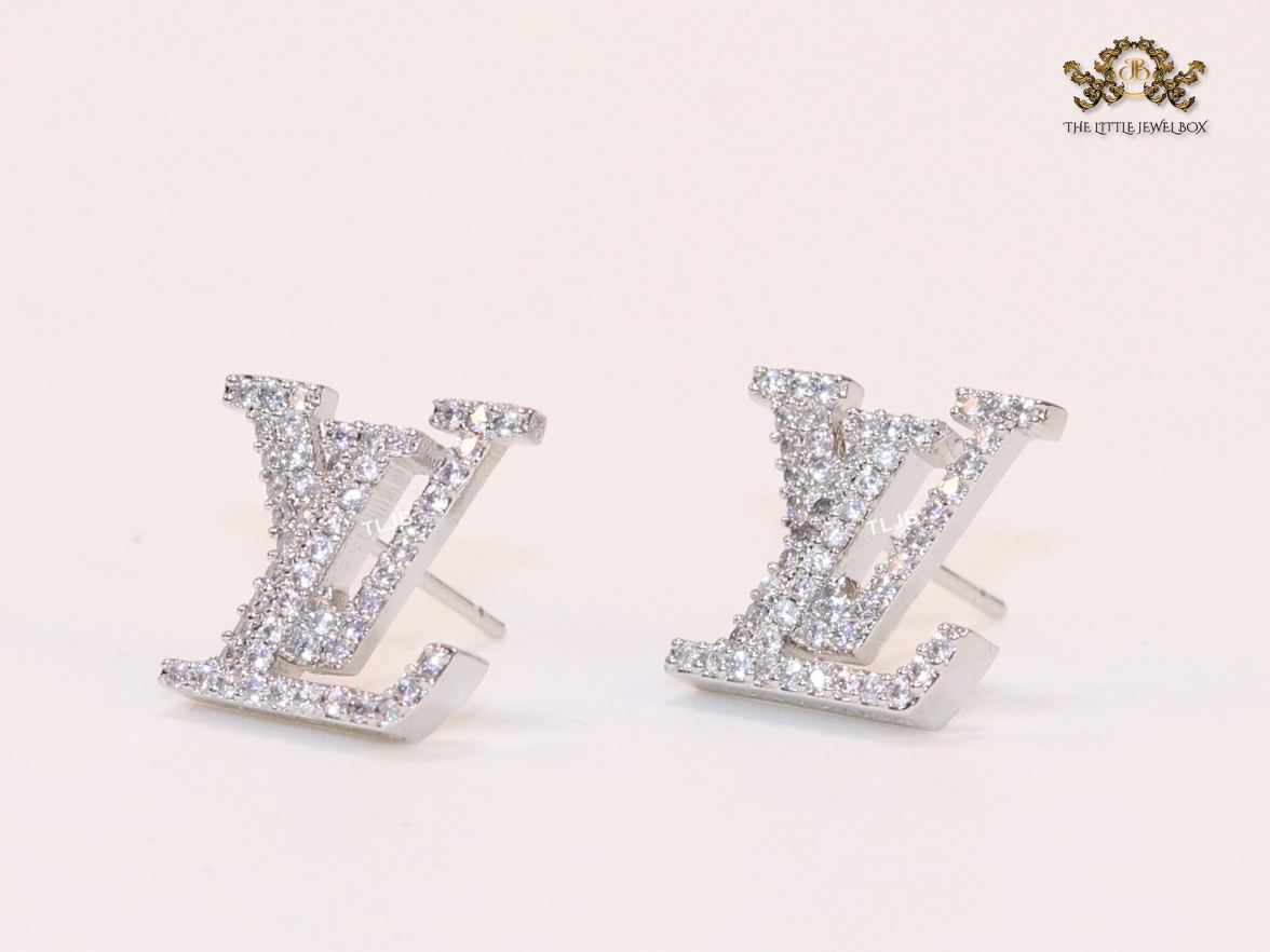 Alphabet L platinum CZ