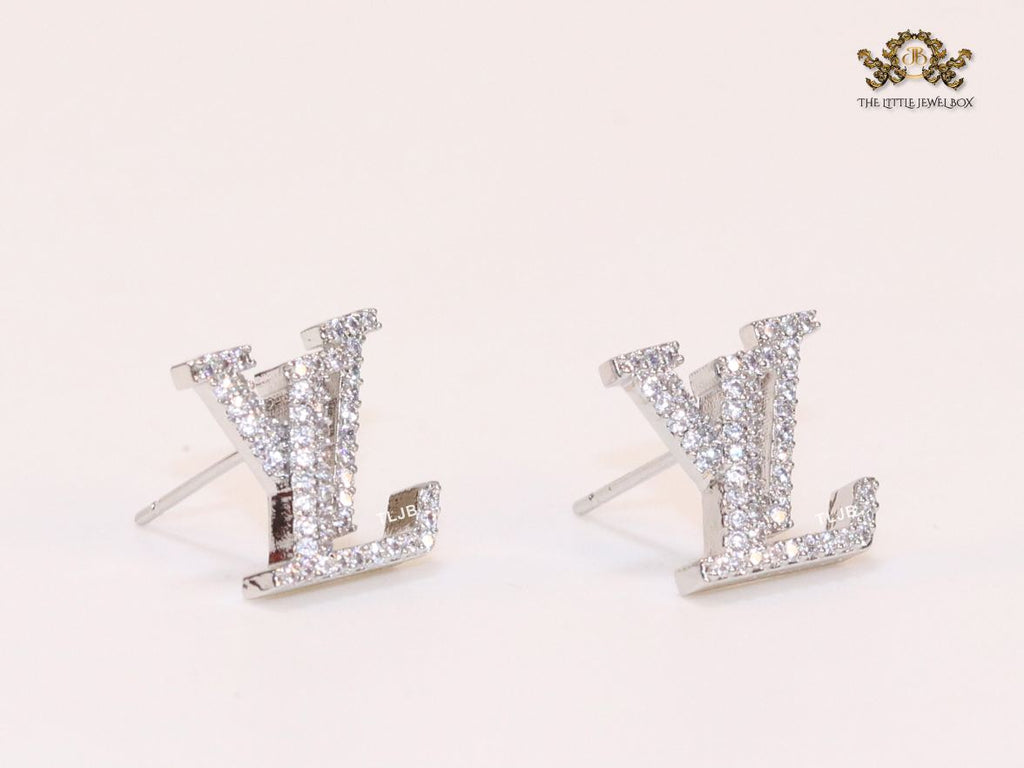 Alphabet L platinum CZ