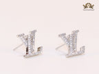 Alphabet L platinum CZ