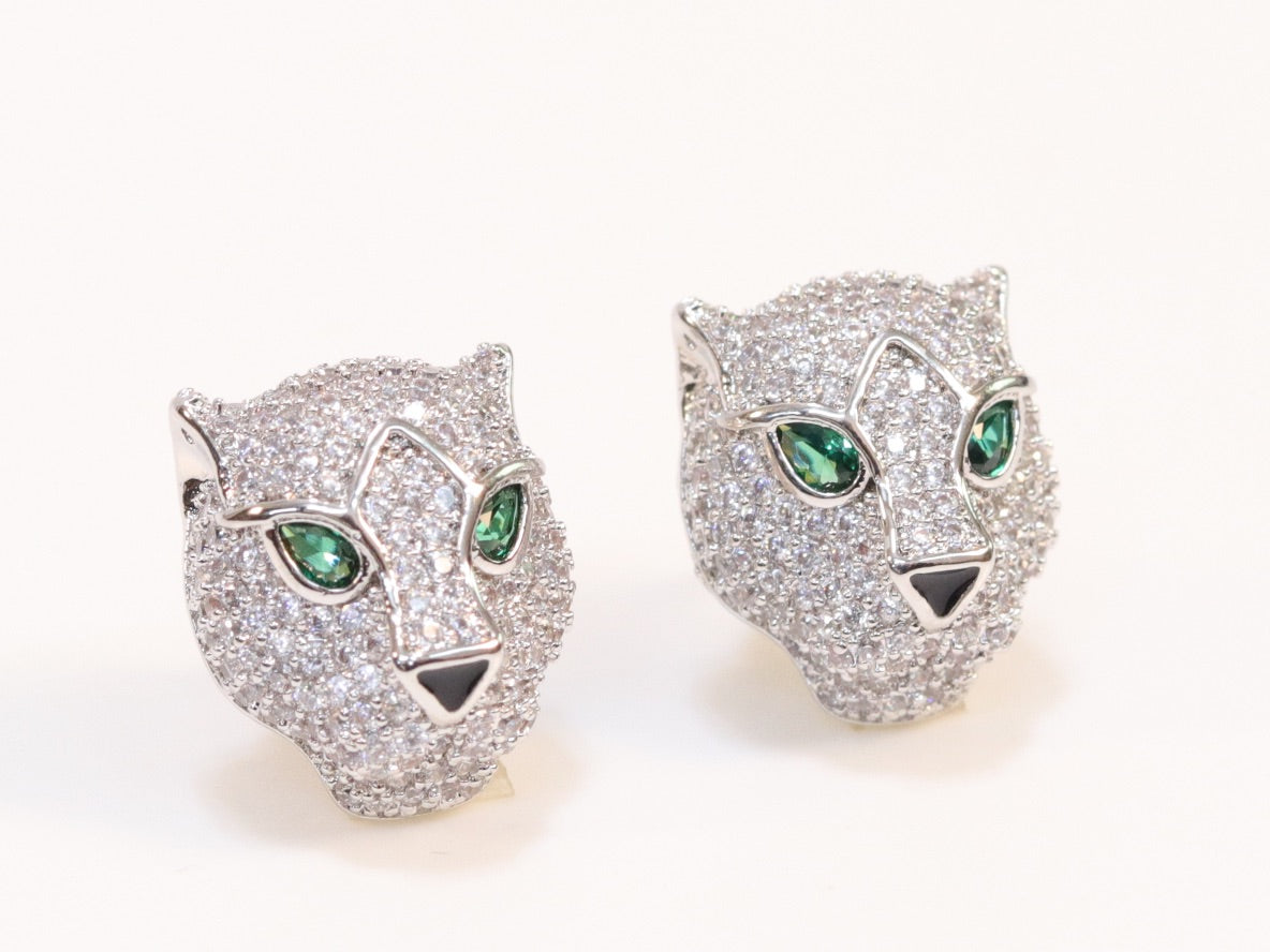 Platinum Panther studs