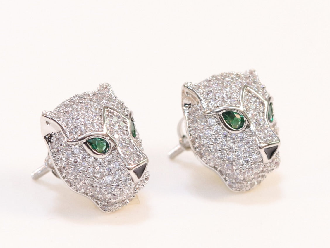 Platinum Panther studs