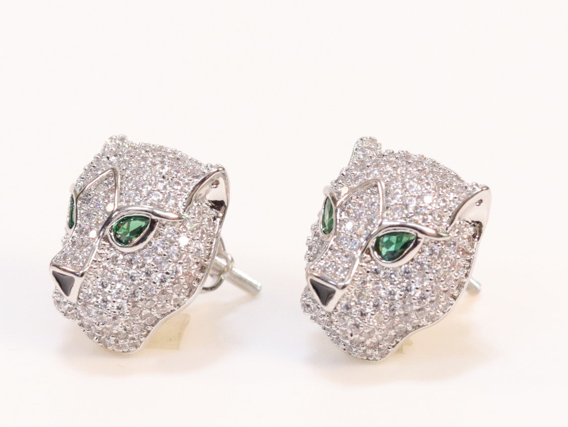 Platinum Panther studs