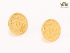 Double C textured round studs