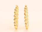 Medusa and gold ball Hoops