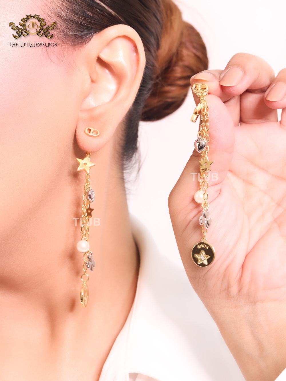 Alphabet CD with charms dangler