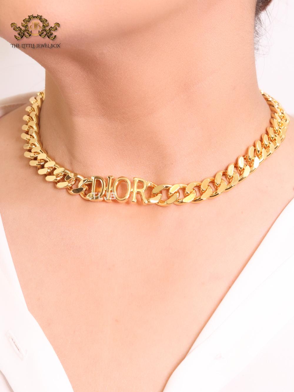 Gold CD link chain