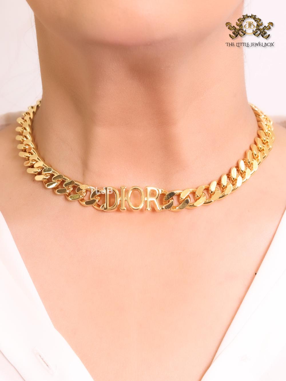 Gold CD link chain
