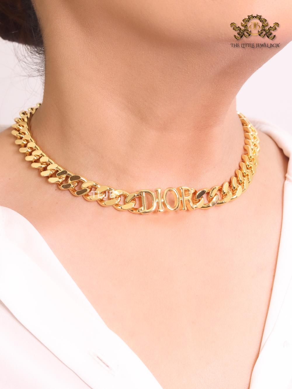 Gold CD link chain
