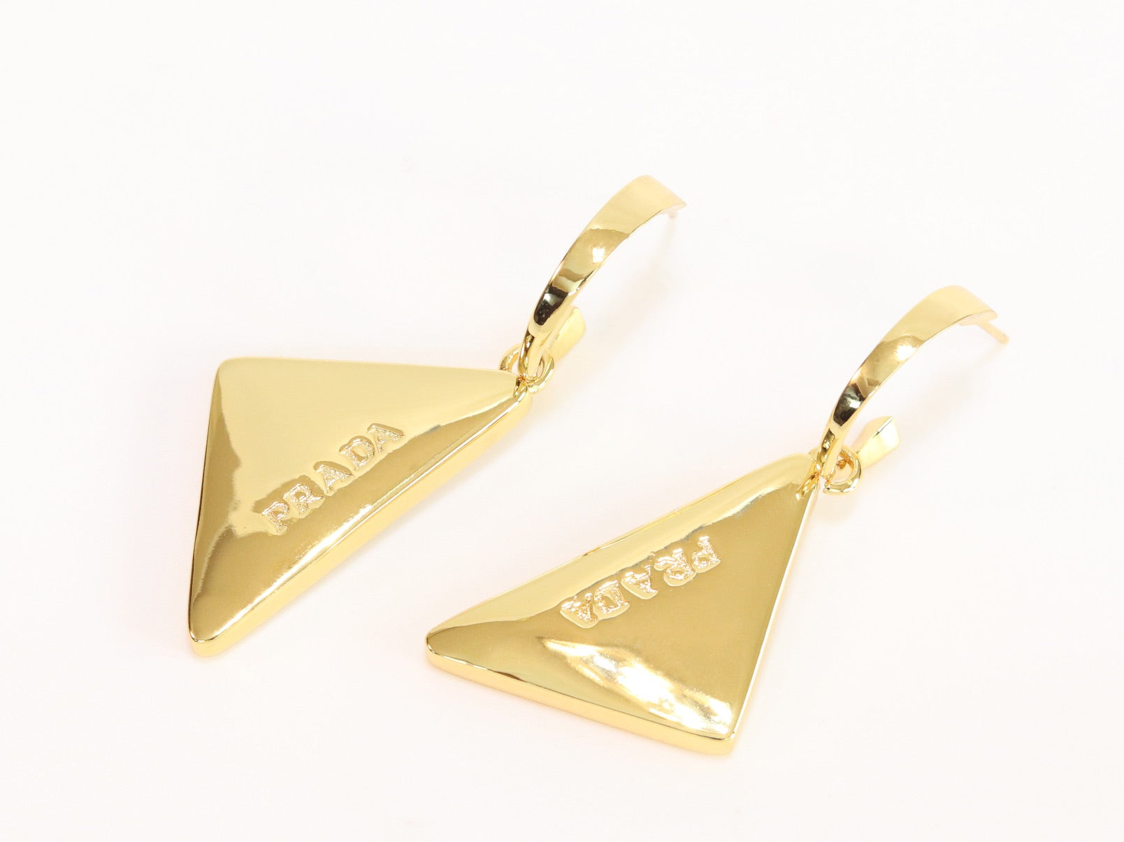 Gold triangle danglers
