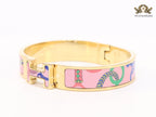 Alphabet H pink designed bracelet
