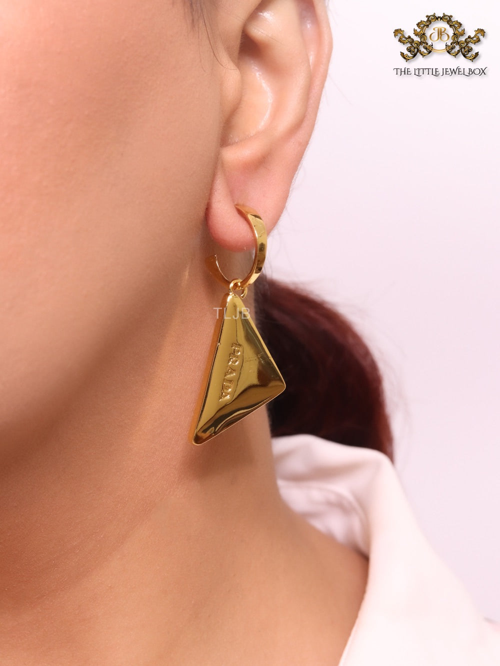 Gold triangle danglers