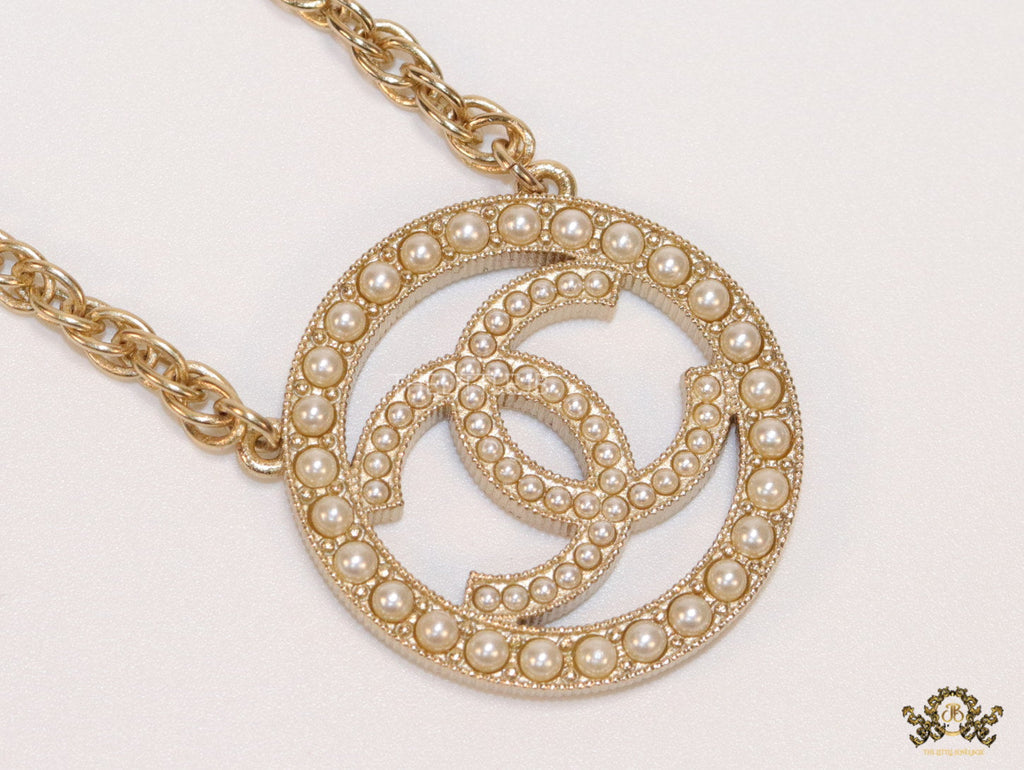Gold plated chain necklace with cz alphabet pendant