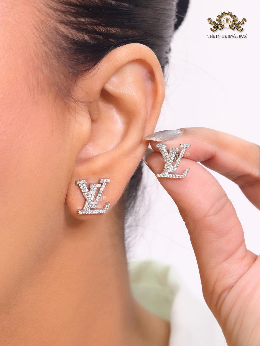 Alphabet L platinum CZ
