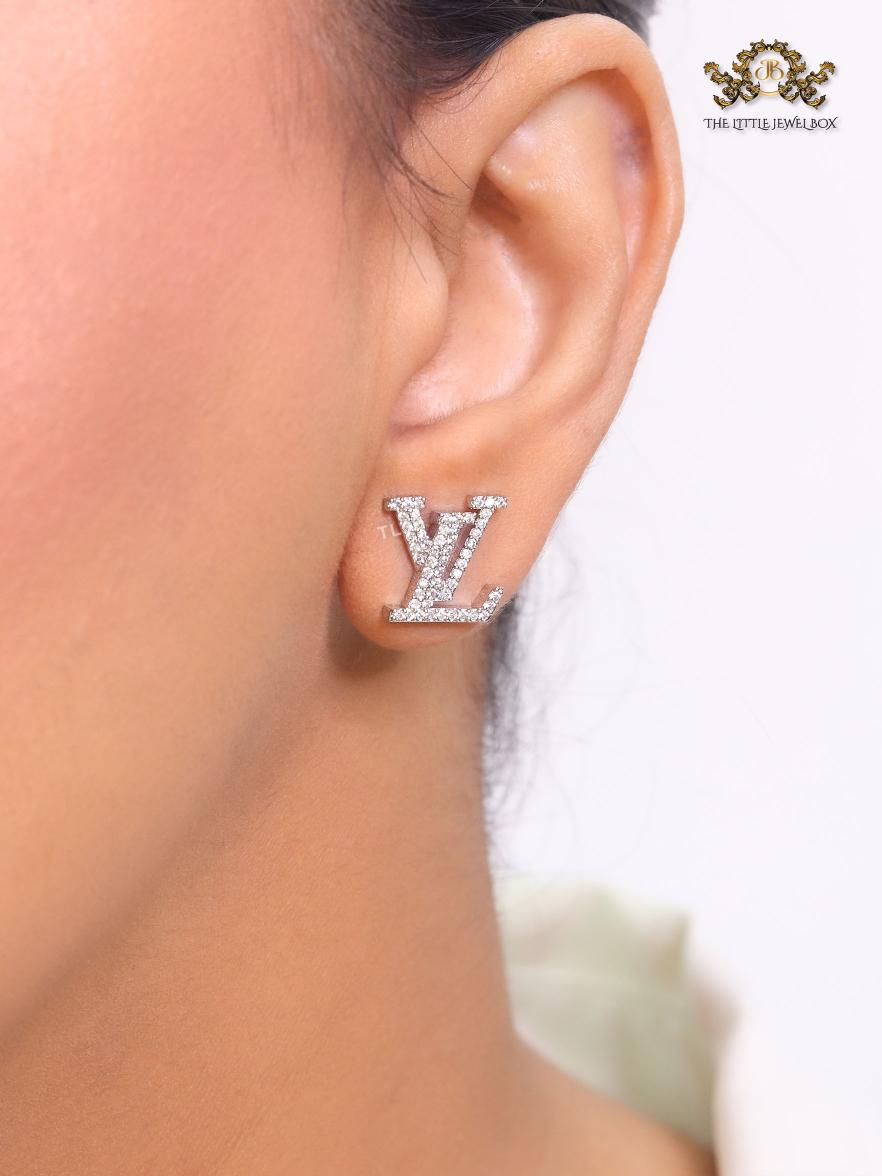 Alphabet L platinum CZ