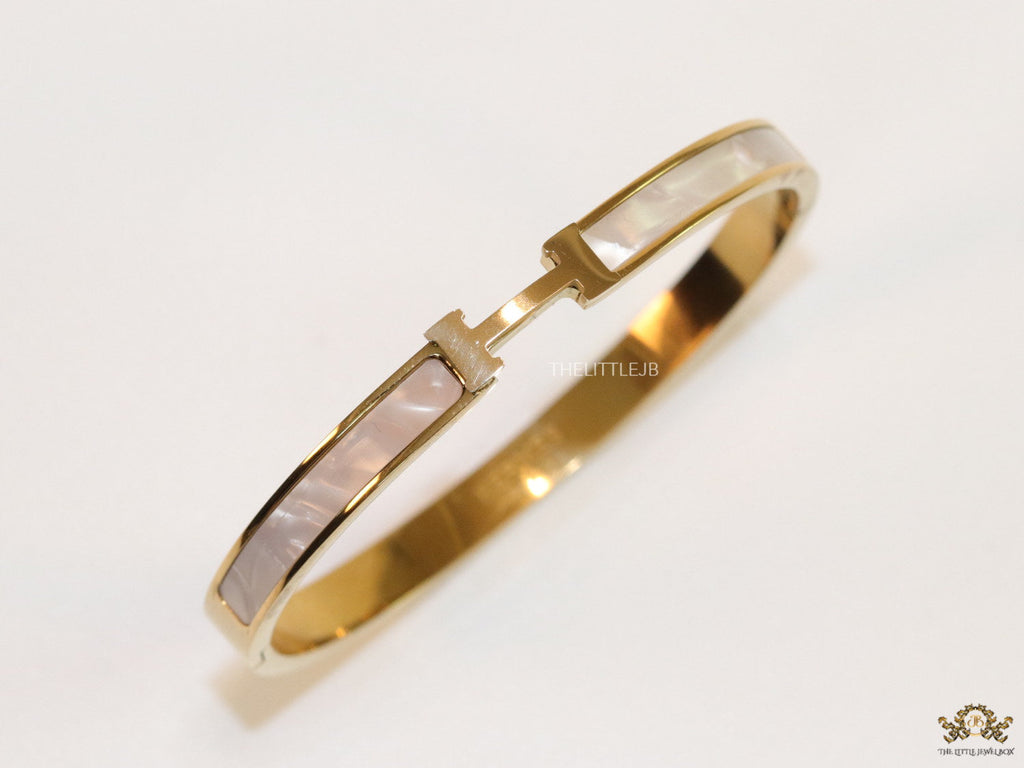 Gold plated MOP bracelet