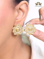 Medusa Sun and CZ studs