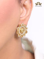 Medusa Sun and CZ studs