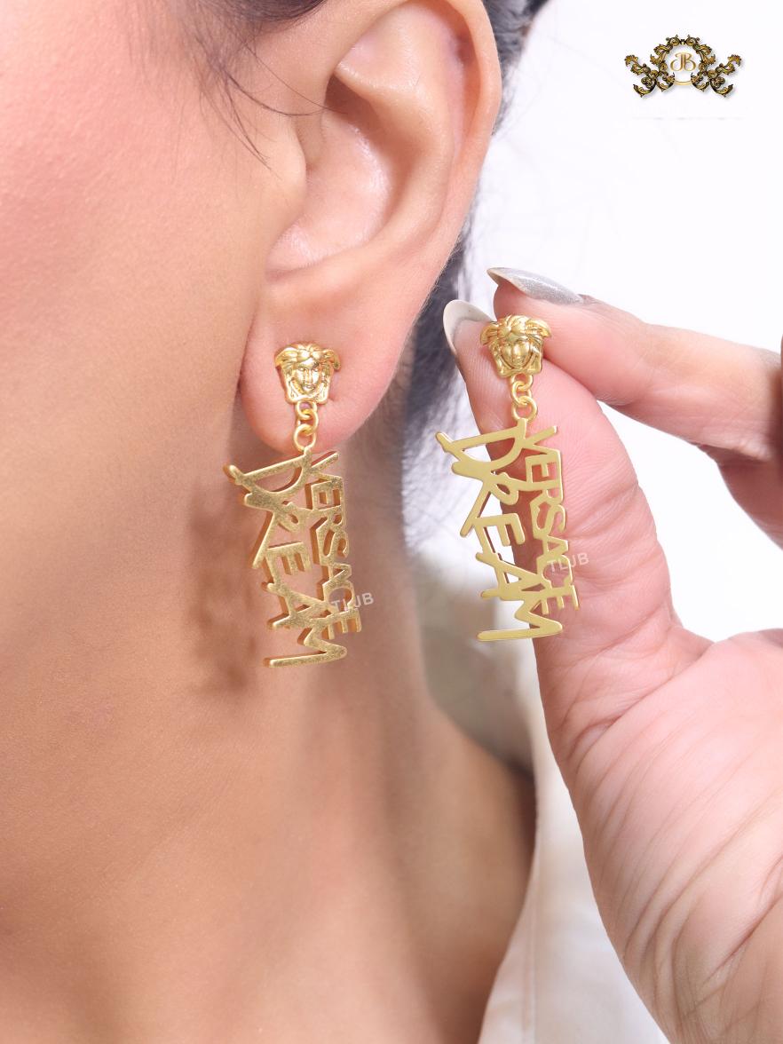 Medusa & alphabet Dream danglers plain