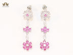 Dainty floral earrings