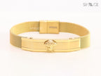 Medusa's mesh gold Bracelet