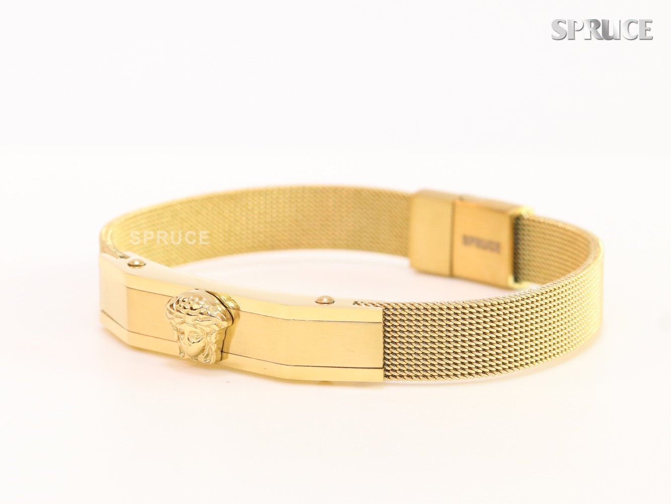 Medusa's mesh gold Bracelet