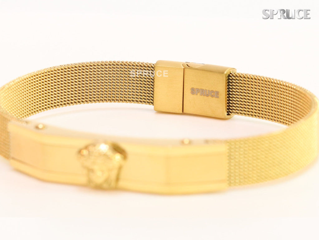Medusa's mesh gold Bracelet