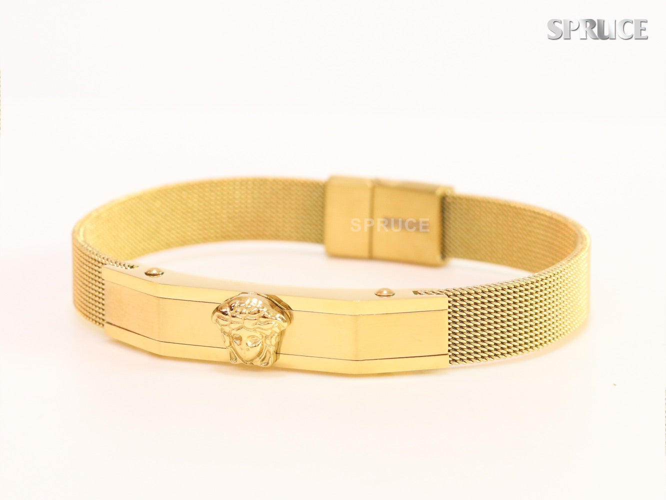 Medusa's mesh gold Bracelet