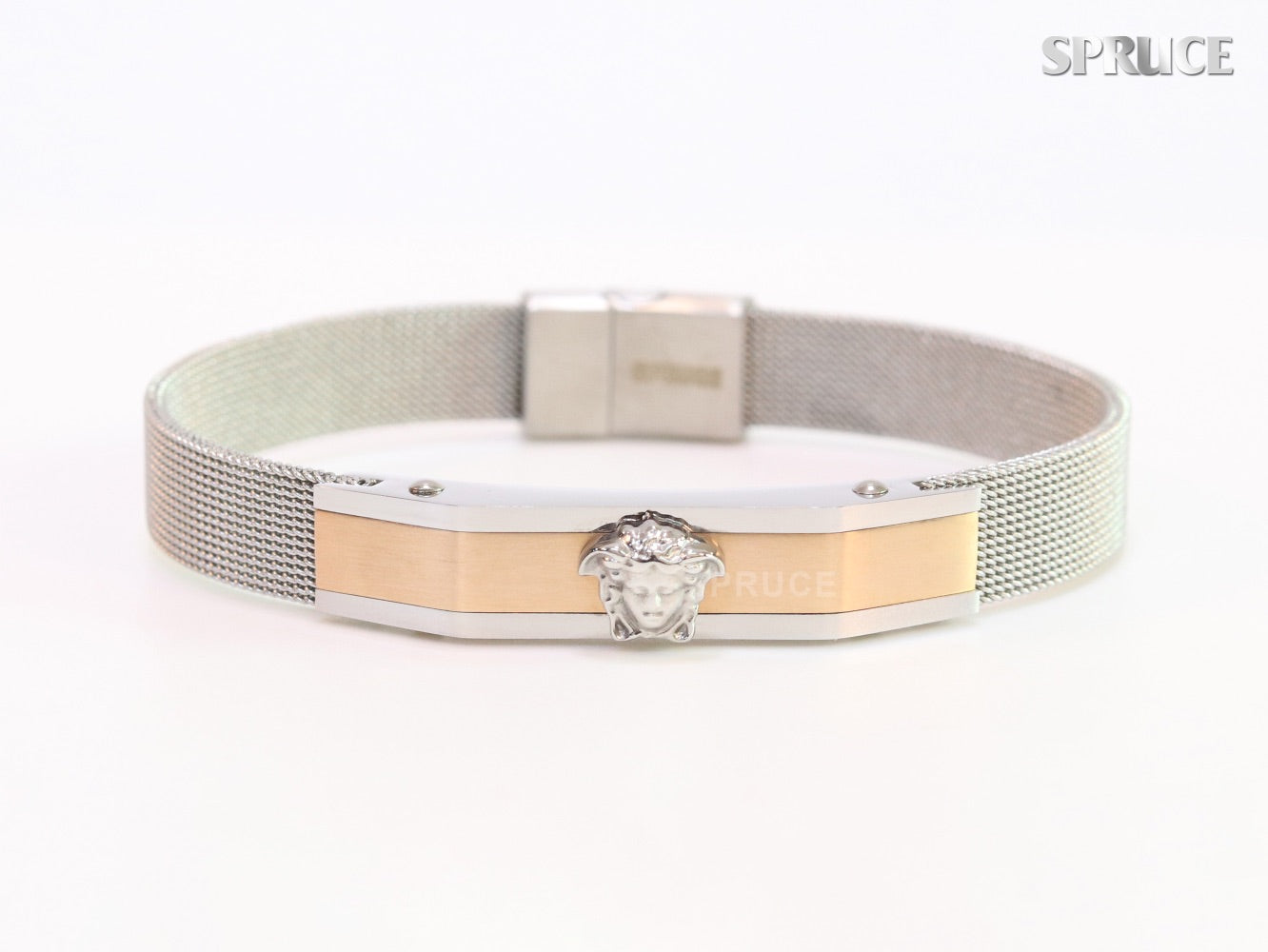 Medusa's mesh platinum Bracelet