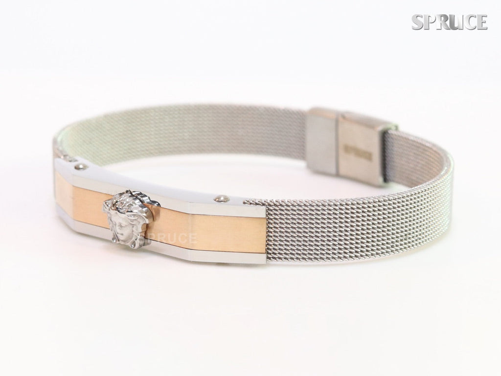 Medusa's mesh platinum Bracelet