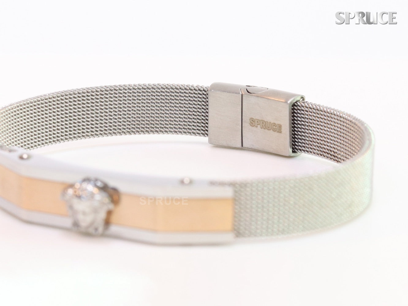 Medusa's mesh platinum Bracelet