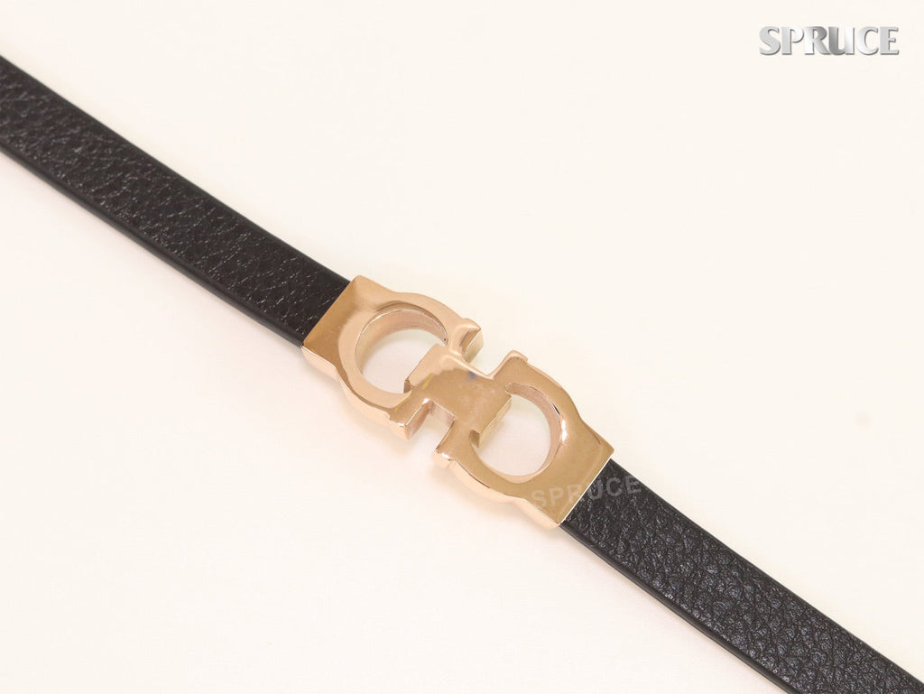 Alphabet Forge-worn Rose Gold Band