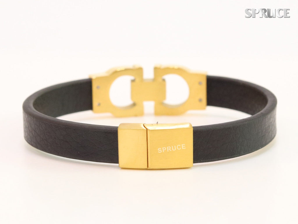 Alphabet Forge-worn Gold Band