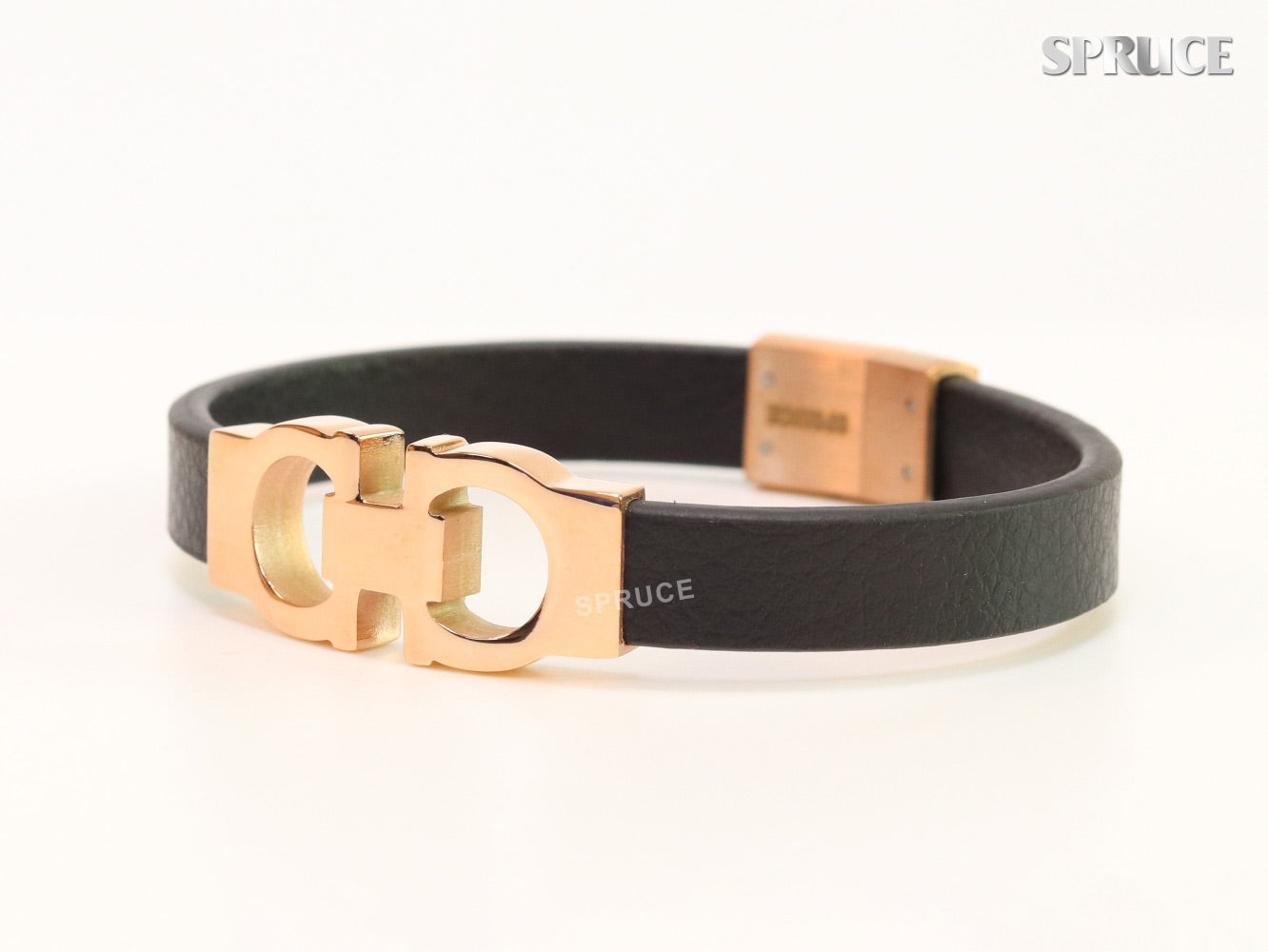 Alphabet Forge-worn Rose Gold Band