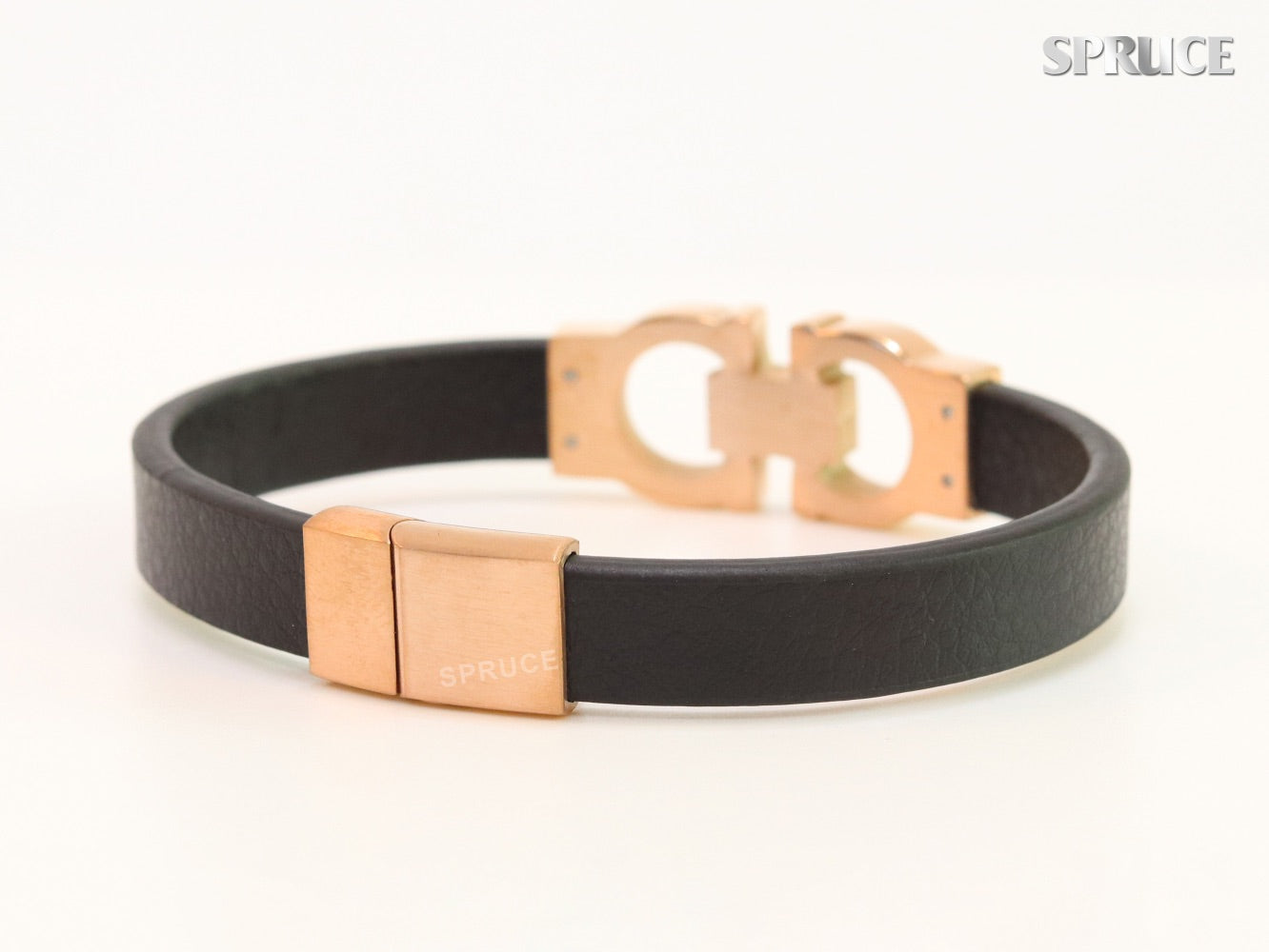 Alphabet Forge-worn Rose Gold Band