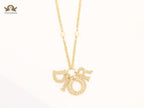 Alphabet CD charms chain