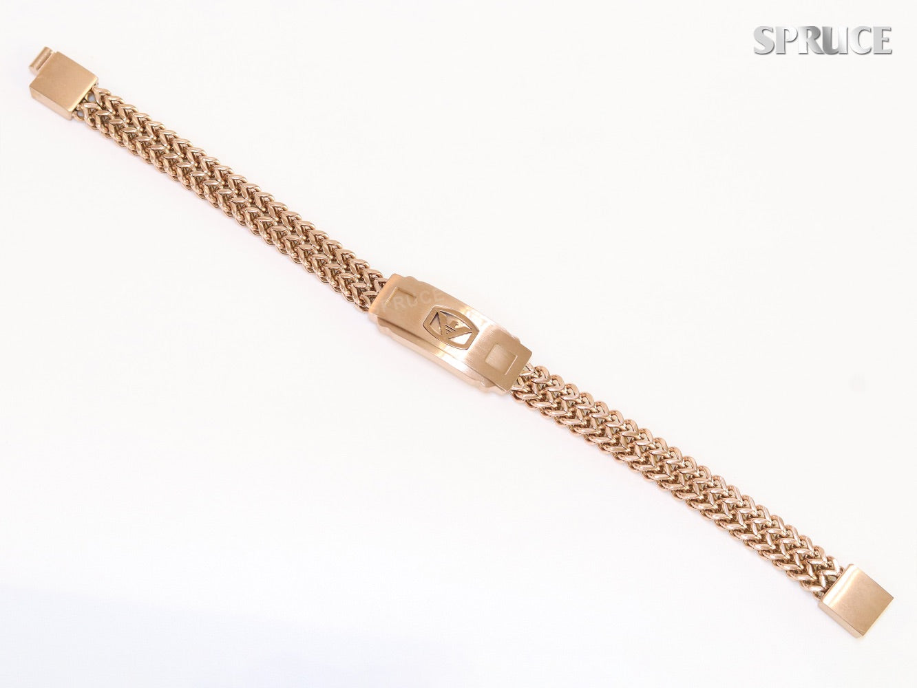 Alphabet A&E rose gold bracelet