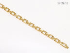 Wide link chain Gold Bracelet