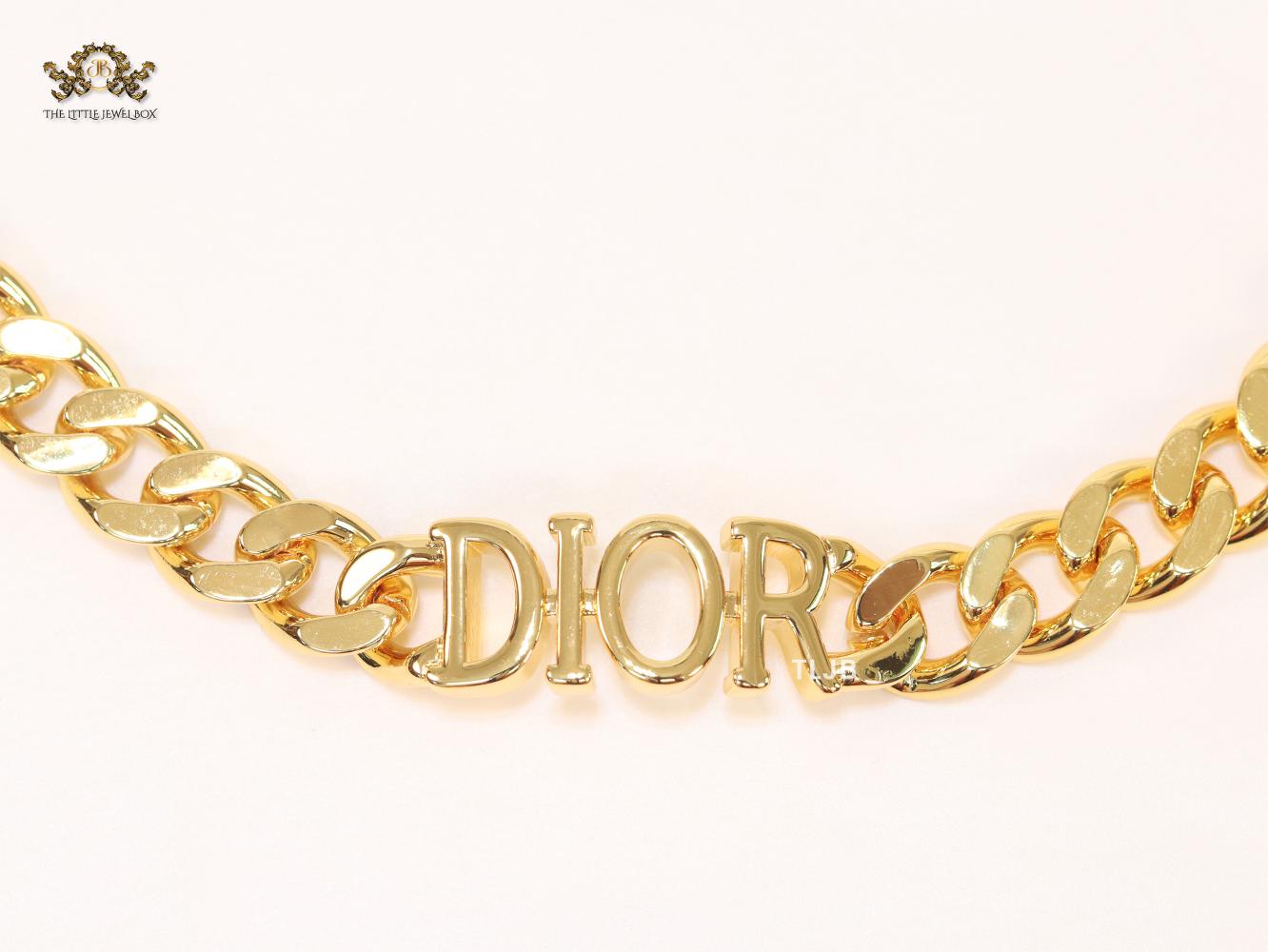 Gold CD link chain