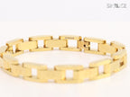 Wide link chain Gold Bracelet