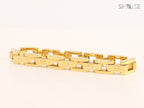 Wide link chain Gold Bracelet