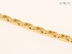 Wide link chain Gold Bracelet