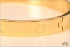 Gold plated bracelet for men's with screws