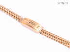 Alphabet A&E rose gold bracelet