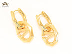 Alphabet V small hoops
