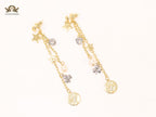 Alphabet CD with charms dangler